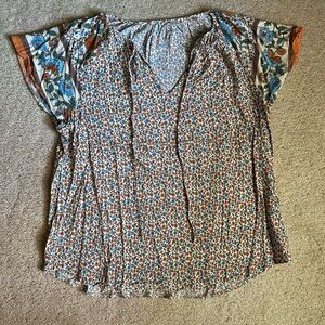 Shein Curve Floral Print Women's Top